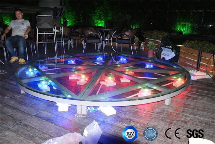 3m Diameter Circle Plexiglass Stage