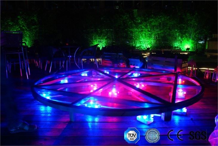 3m Diameter Circle Plexiglass Stage