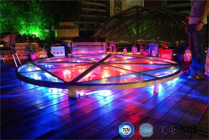 3m Diameter Circle Plexiglass Stage