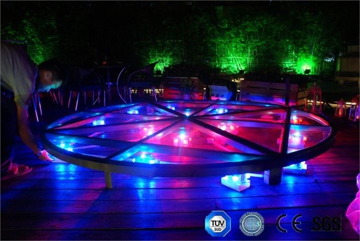 3m Diameter Circle Plexiglass Stage