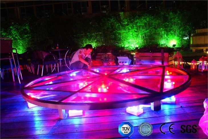 3m Diameter Circle Plexiglass Stage